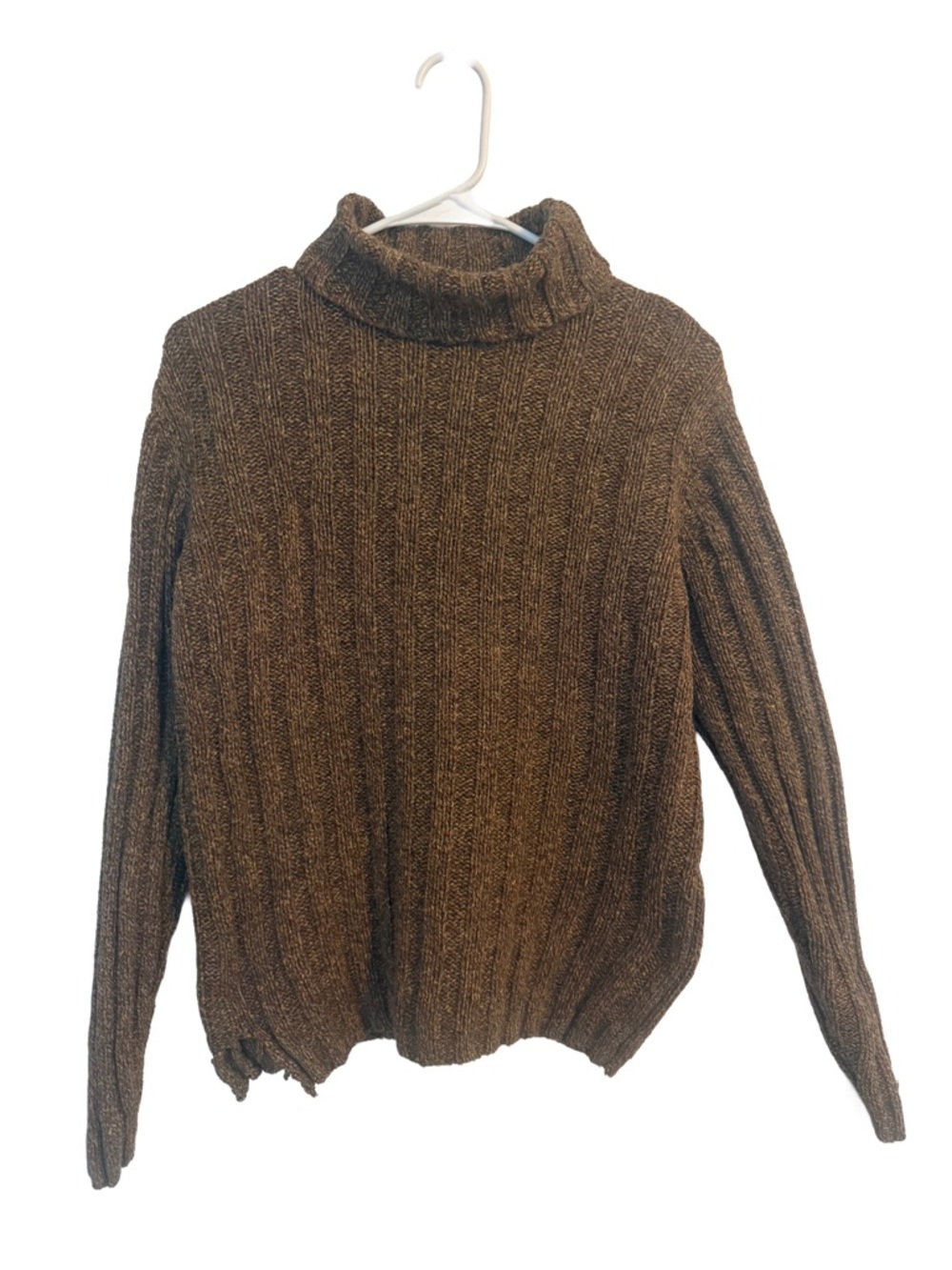 Vintage LL Bean Women’s Silk Wool Turtleneck Sweater Size M